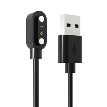 USB кабель-зарядка для часов Haylou RS5 / Solar 5 / Solar Ultra, Black
