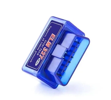 Автомобильный сканер адаптер ELM327 mini Blue Bluetooth для диагностики авто (ELM-1.5)