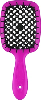 Щітка для волосся 72SP226, з чорними зубцями, рожева - Janeke SuperBrush Small Vented (1328183-27065271)