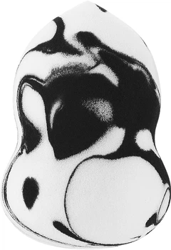 Спонж для макияжа "Beauty Blender", мраморный, 6 см, бело-черный - Beauty LUXURY (1190839-27070570)