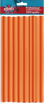 Бигуди для волос 16/240 mm, оранжевые - Ronney Professional Flex Rollers RA 00043 10шт (535309-27062346)