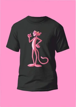 Футболка YOUstyle Рожева пантера (Pink Panther) 1057 Black
