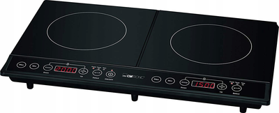Настольная плита электрическая CLATRONIC DKI 3609 Black
