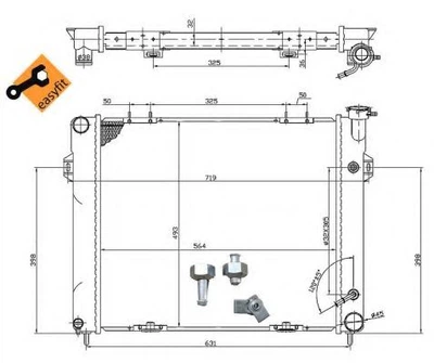 Радіатор NRF 50202 NRF (50202)