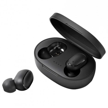 Бездротові вакуумні Bluetooth навушники AirDots A6S Black TWS гарнітура з боксом для заряджання