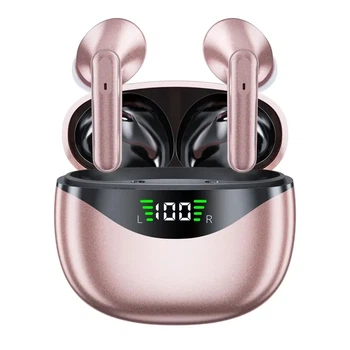 Беспроводные наушники LIFEBEE Сенсорные Bluetooth/ Розовые