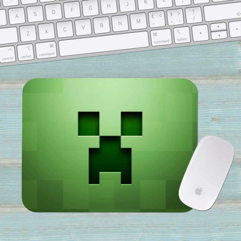 Коврик для мыши Майнкрафт Minecraft маленький 0010 (180х220х3мм)