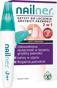 Sztyft do leczenia grzybicy paznokci Nailner 2 w 1 4 ml (7350068602313)