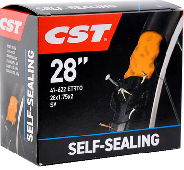 Велокамера CST 28x1.75x2 AV 35 мм (самоклеющиеся) (00632)