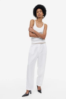 Брюки H&M 36 белый 19091141525