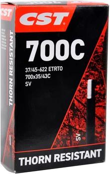 Велокамера CST Thorn Resistant 700х35-43C AV 35 мм антипрокол (06702_cst)
