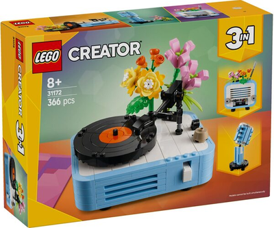 Конструктор LEGO Creator Програвач із квітами (31172)
