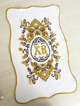 Пасхальна серветка "Великдень" золота DesEmb Артикул 11-002