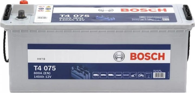 Акумулятор 140Ah-12v BOSCH (T4075) (513x189x223),полярність зворотна (3),EN800 Bosch (0092T40750)