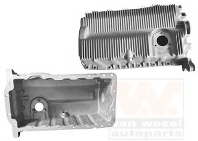 Піддон, масляний картера двигуна VAG 1.6 With Sensor/Hole (вир-во Wan Wezel) Van Wezel (0332070)