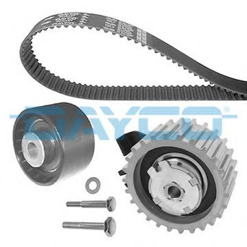 DAYCO К-кт ГРМ ремінь 2 ролика кріплення ALFA ROMEO 147 1.9 JTD 16V 04-10, 156 Sportwagon 1.9 JTD 02-04 Dayco (KTB457)