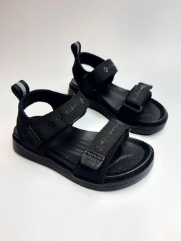 Босоножки для девочки Apawwa 1320 black черные р.26-15 см