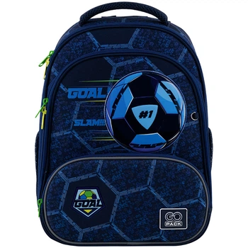 Рюкзак школьный каркасный GoPack Education Goal GO25-597M-6 38x28x15 синий
