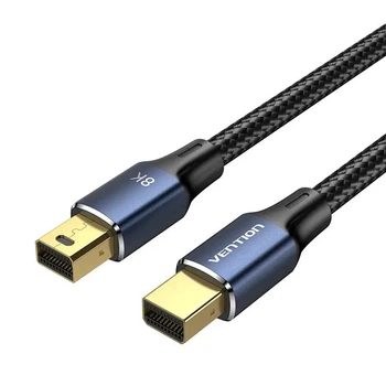 Кабель цифровий Vention mini DisplayPort - mini DisplayPort v1.4 1.5m Black, 8K 60 Hz, 4K 144Hz, 2K 165Hz, 1080P 240Hz (HCGLG)