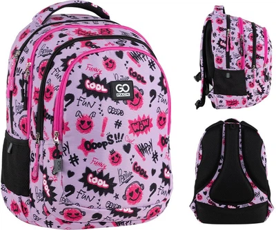 Рюкзак школьный GoPack Teens 40.5x28.5x17.5 см 16.5 л Розовый (GO25-162M-2)