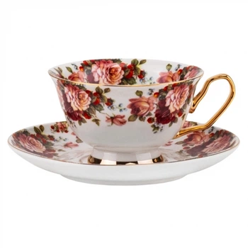 Кружка з блюдцем English Garden 200 мл (9217-007)