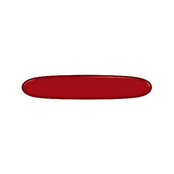 Накладка на ніж Victorinox 84мм oval red передня з лого (F+)