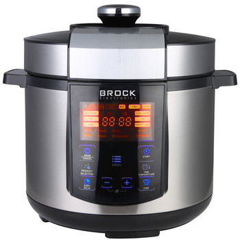 Мультиварка BROCK PMC 2006 1000Вт 6L 17 програм Silver (PMC 2006)