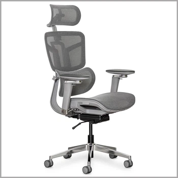 Офісне крісло Mealux S4 Air Grey (арт. HF-S4 M/G)