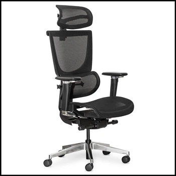 Крісло Mealux S8 Air Black (арт. HF-S8P M/B)