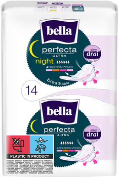 Прокладки гігієнічні Bella Perfecta Ultra Night Silky Drai 14 шт (5900516305536)