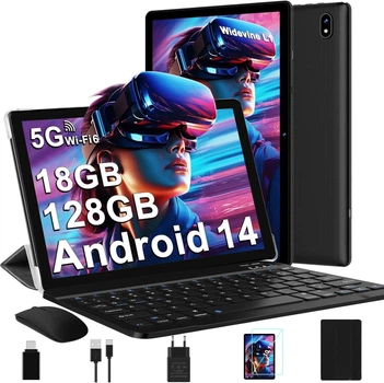 Планшет 10.1" Dmoao D3 4+14/128Gb 8 ядер Android 14 6000 mAh Black