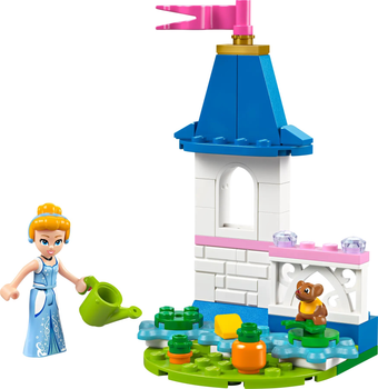 Zestaw klocków LEGO Disney Miniaturowy zamek Kopciuszka z ogrodem 52 elementy (30695)