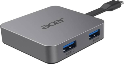 Hub USB Acer 4 in 1 HDMI  2xUSB3.2 USB-C Grey (HP.DSCAB.014)