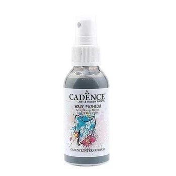 Фарба-спрей для тканини Cadence Your Fashion Spray Fabric Paint 100 мл Сірий