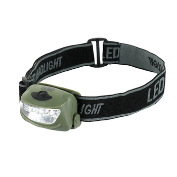 Фонарь налобный M-Tac 4+1 LED Olive