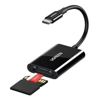 Кардридер UGREEN CM265 USB-C 3.1 Card Reader for TF/SD Black (35622)
