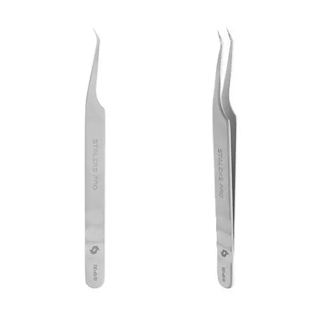 Staleks Expert 41/8 (mini L) - пінцет для нарощування вій