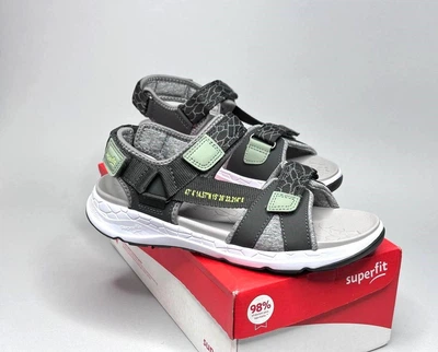 Детские босоножки Superfit Criss 37р мальчику темно-серые