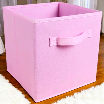 Органайзер для зберігання речей 28x26x26см, 1шт / Складна коробка Storage box AND XL-982P (L)