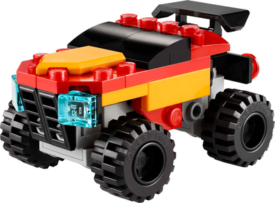 Zestaw klocków LEGO Creator 3 w 1 Mały monster truck 55 elementów (30691)