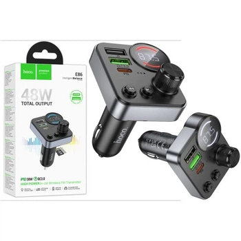 FM Модулятор HOCO E86 PD30W+QC 3.0
