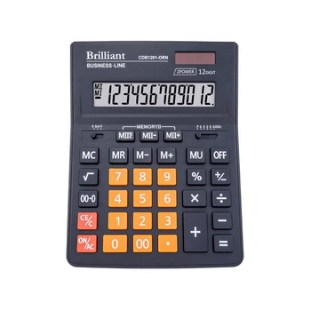 Калькулятор Brilliant 12-розрядний (CDB1201-ORN)