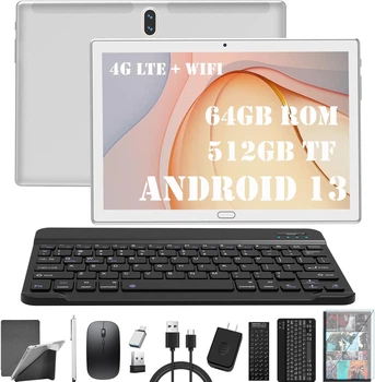 Планшет 10" Zonko K118 4/64Gb 4G 2-SIM 8 ядер Android 13 6580 mAh Silver