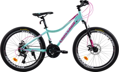 Велосипед Crossride MТВ ST "Molly Lady" 24" 13" Бирюзовый (0225-130-2)
