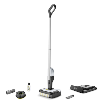 Поломоечная машина Karcher беспроводная FC 2-4 Battery Set, вода -0.2л, автон. работа до 20мин, вес-2.3кг, белый (1.056-200.0)
