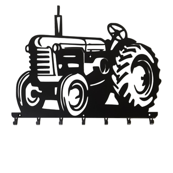 Вешалка для одежды и аксессуаров Трактор, 7 крючков, ширина основания для крючков 80см