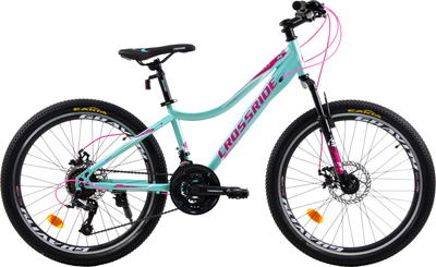 Велосипед Crossride MТВ ST "Molly Lady" 24" 13" Бирюзовый (0225-130-2)