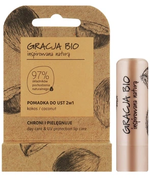 Бальзам для губ Gracia BIO 2 в 1 Кокос 5 г (5900793043954)