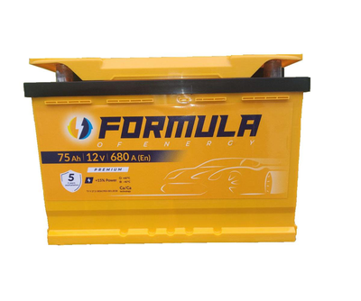 Автомобільний акумулятор Formula 75 Ah/12V 680А Euro (0)