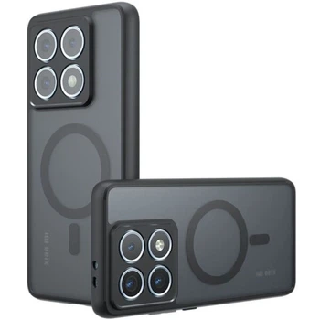 Захисний чохол Deexe Matte Skin with MagSafe для Xiaomi 14T Pro - Transparent / Black